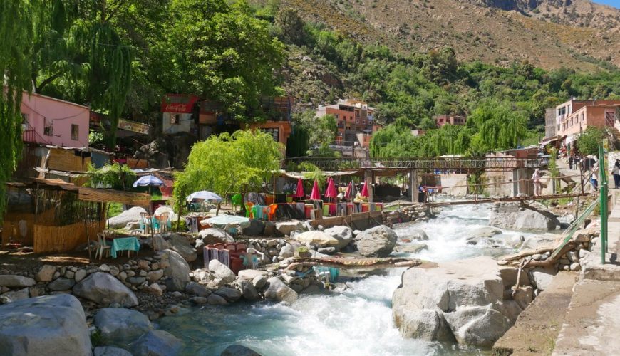 Valley Ourika Waterfalls, Atlas Mountains, Guide + Berber Lunch