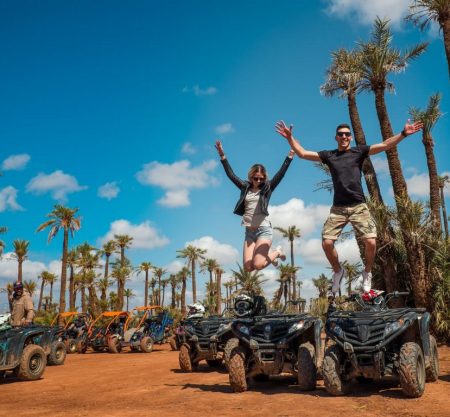 Quad Bike at Palmeraie Area with Tea Tasting from Marrakech